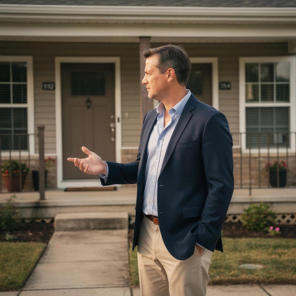 Современный дуплекс с большим двором и парковкой.